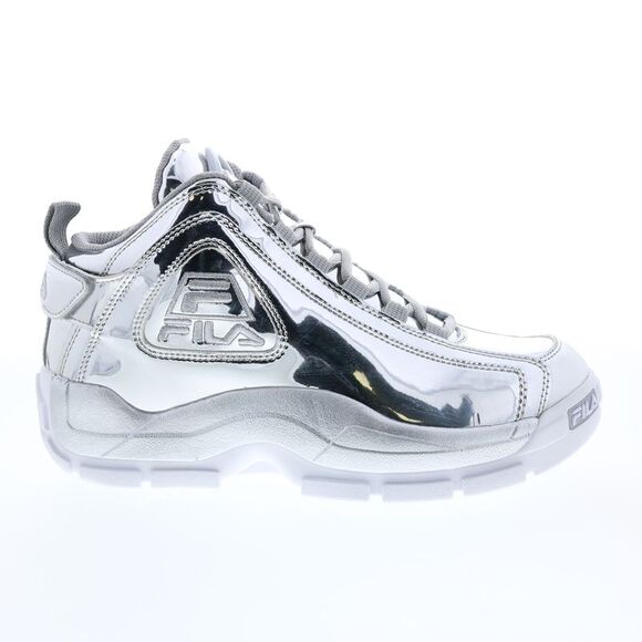 Fila Mens Grant Hill 2 Metallic Silver Shoes (NWT) - Picture 1 of 7